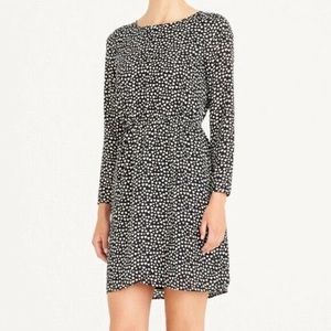 J. Crew Mercantile Black White Heart Tulip Dress